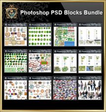 Photoshop PSD Blocks Bundle