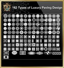 162 Arten von Luxus-Paving-Design